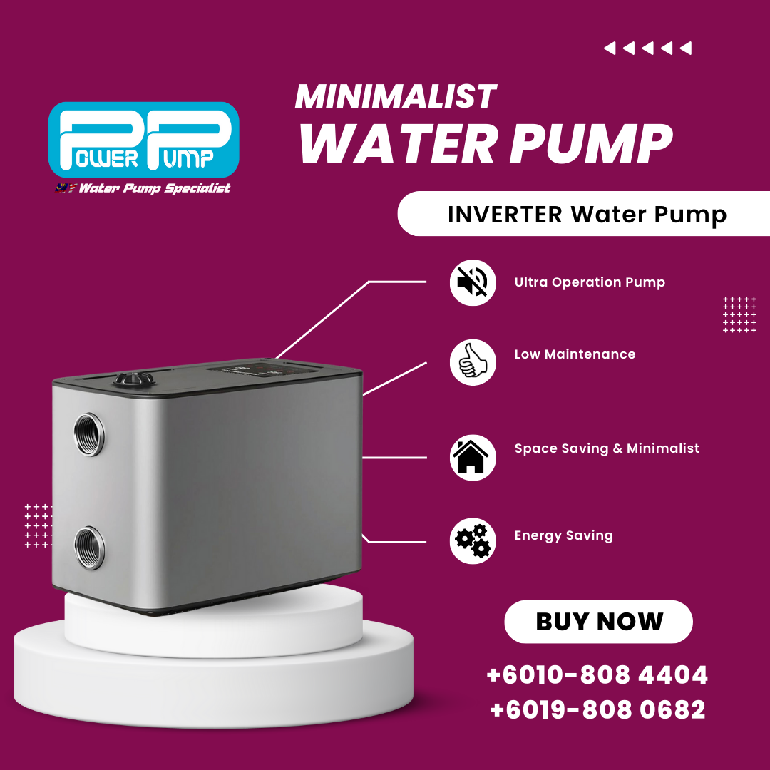 Inverter House Water Pump Potenza CUBE 3.0 - POWER PUMP SDN BHD